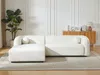 Vente-unique - OVOTAS Sofa Stoff Weiß - B 160 cm x H 70 cm x L 270 cm Bild 5