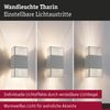 LED Wandleuchte Tharin IP44 3000K 120x250mm 2x3,7W Weiß Bild 4