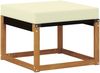 vidaXL Outdoor-Sofagarnitur mit Kissen 6 pcs Natur und Creme 3382062 Bild 4