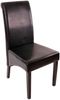 6er-Set Esszimmerstuhl Küchenstuhl Stuhl M37 ~ Leder, schwarz, dunkle Füße Bild 4