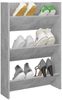vidaXL Wand-Schuhschrank Betongrau 60x18x90 cm Holzwerkstoff 806767 Bild 3