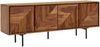 Lowboard Sheesham Massivholz 140x54x33cm TV-Kommode 4 Türen Modern Wohnzimmer Bild 2
