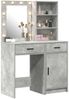 vidaXL Schminktischset mit LED mit Tür 2 pcs Beton Grau Holzwerkstoff 3334275 Bild 3