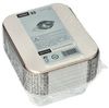 STARPAK Aluschalen mit Deckel 500 ml silber 1 Pack = 25 St., 11,4 x 14 x 4,2 cm Bild 1