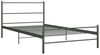 vidaXL Bettgestell Grau Metall 100 × 200 cm [284685] Bild 2