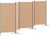 vidaXL 5-teiliger Raumteiler Beige 433 x 180 cm Stoff 42039229 Bild 3