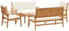vidaXL Gartensofa-set 5 pcs Braun Massivholz Akazie 3331813 Bild 2