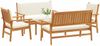 vidaXL Gartensofa-set 5 pcs Braun Massivholz Akazie 3331813 Bild 3
