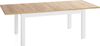 WFL GROUP Esstisch Lindberg ausziehbar verlängerbar rechteckig mit weißen Holzbeinen (MADE IN EU, XXL Groß– 120/140/150/160/200 cm ausziehbar auf 160/180/190/240/300 cm), platzsparender Tisch in Holzoptik für Küche, Esszimmer oder Wohnzimmer Bild 4