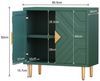 HOLTICO Sideboard Schrank für Wohnzimmer, Küche, Schlafzimmer (1 St), Kommode mit 2 Türen, Küchenschrank, Aufbewahrungsschrank Bild 2