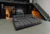 KAWOLA Big Sofa VIVIEN Feincord anthrazit 85 x 178 x 296 cm Bild 2