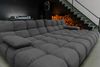KAWOLA Big Sofa VIVIEN Feincord anthrazit 85 x 178 x 296 cm Bild 5
