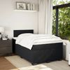 vidaXL Boxspringbett mit Matratze Schwarz 120x200 cm Samt 3288578 Bild 4
