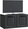 vidaXL Wandmontierter TV-Schrank Schwarz 59,5 x 31 x 30 cm 899386 Bild 3