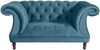 Chesterfield Sessel Kaylin Samtvelours petrol Bild 2