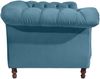 Chesterfield Sessel Kaylin Samtvelours petrol Bild 3