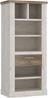 Regal DURO Bücherregal 1 Schublade - Optik: Pinie weiß antik Bild 3