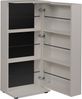 Finori Satos 02B Kommode / Schuhschrank, Samt | Schuhschrank für Flur | Maß: B x H x T ca. 50 x 110 x 34 cm | Schuhschrank mit Platz für bis zu 12 Paar Schuhe 1 Tür mit wechselbarem Türanschlag und 2 Einlegeböden und 3 Kunststoffstangen zur Schuhfixierung Kor... Bild 4