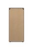 Finori Satos 02B Kommode / Schuhschrank, Samt | Schuhschrank für Flur | Maß: B x H x T ca. 50 x 110 x 34 cm | Schuhschrank mit Platz für bis zu 12 Paar Schuhe 1 Tür mit wechselbarem Türanschlag und 2 Einlegeböden und 3 Kunststoffstangen zur Schuhfixierung Kor... Bild 3