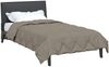 vidaXL Sommerdecke Hellgrau 200 x 155 cm Mikrofaser 42025502 Bild 3