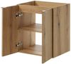 Waschtisch Skelbolu mit Türen 50x57x39 cm Eicheoptik [en. casa] Bild 4