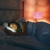 Relaxdays Tischlampe Kristall in Rosa Bild 3