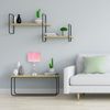 Relaxdays Tischlampe Kristall in Rosa Bild 5