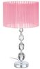 Relaxdays Tischlampe Kristall in Rosa Bild 1