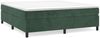 vidaXL Boxspringbett, Samt dunkelgrün, 160x200 cm Bild 2