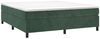 vidaXL Boxspringbett, Samt dunkelgrün, 160x200 cm Bild 3