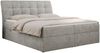 Boxspringbett Polsterbett mit Multipocket-Matratze und Topper - DIEGOS - 120x200cm - Hellgrau Stoff - H3 Bild 3