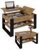 TREND WERK Couchtisch Lift-Couchtisch höhenverstellbar Sofatisch 92×54 cm mit Stauraum (verstecktem Fach Wohnzimmertisch Holz modern Wohnzimmertisch) Bild 2