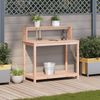 vidaXL Pflanztisch mit Ablagen 108x50x109,5 cm Massivholz Douglasie 832415 Bild 3