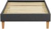 Homestyle4u Polsterbett 90x200 cm, ohne Matratze Bild 4