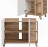Badmöbel-Set Karen Sonoma/Weiß 4 Teile Vicco Bild 5