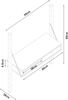 Wandregal Tingvoll 85x85x36 cm Bambus [en. casa] Bild 3