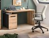 Schreibtisch Cooper in Eiche und Grau 138 cm Bild 4