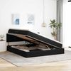 vidaXL Bett mit Stauraum und LED mit LED Schwarz 160 x 200 cm Samt 3371345 Bild 4