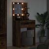 vidaXL Schlafzimmer-Frisiertische mit Regal Altholz 80 x 39,6 x 135 cm 888995 Bild 4