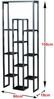 Pflanzregal Blaavandshuk 150 x 60 x 19 cm Schwarz / Marmor-Optik [en. casa] Bild 3