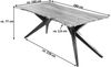 Esstisch Baumkante Akazie naturfarben 280 x 100 cm Airloft-Metallgestell schwarz CONNI 137009493 Bild 5