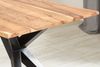 Esstisch Baumkante Akazie naturfarben 280 x 100 cm Airloft-Metallgestell schwarz CONNI 137009493 Bild 3