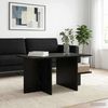 vidaXL Couchtisch Schwarze Eiche 87 x 50 x 45 cm Holzwerkstoff 8001056 Bild 4