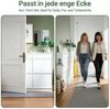 SoBuy Schuhschrank FSR169, Schuhkipper Schuhschrank schmal, Schuhregal, Schuhkommode mit 4 Klappen, 2 Schubladen, perfekt für schmale Flure, für 10 Paar Bild 2