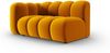 Micadoni Modulares Sofa Lupine 2-Sitzer Links Samtstoff Salvador Gelb Bild 2