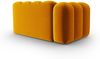 Micadoni Modulares Sofa Lupine 2-Sitzer Links Samtstoff Salvador Gelb Bild 3