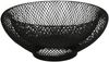 Metall Obstkorb schwarz 25x10cm Obstschale Dekoschale Metallkorb Metallschale Früchteschüssel Aufbewahrungskorb Bild 3