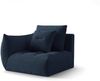 Micadoni Eckmodul Bloom Links Strukturierter Stoff City Dunkelblau Bild 2