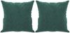 vidaXL 2-Sitzer-Sofa mit Zierkissen Dunkelgrün 120 cm Samt 3200937 Bild 5