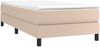 vidaXL Polsterbett Kunstleder Cappuccino 90x200 cm Bild 3